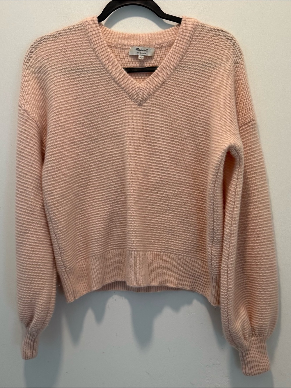 Madewell 100% cashmere V-Neck Sweater size s
